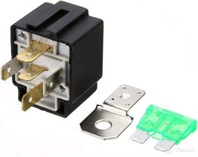 img 1 attached to ESUPPORT 12V 30A Car Motor Heavy Duty Relay 5Pin Fuse On/Off Switch SPDT Metal Blade Pack Of 5