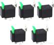 esupport 12v 30a car motor heavy duty relay 5pin fuse on/off switch spdt metal blade pack of 5 logo