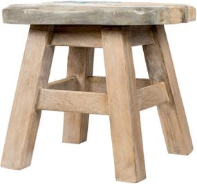 img 1 attached to Design Carved Acacia Hardwood Decorative Kids' Furniture, Decor & Storage for Indoor Furniture