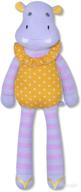 🦛 apple park organic farm buddies - coco hippo plush baby toy: hypoallergenic, 100% organic cotton for newborns, infants, toddlers logo