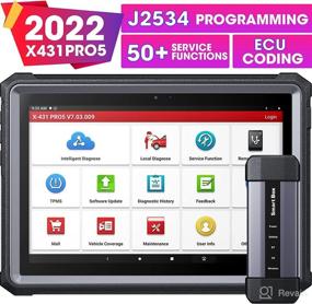 img 4 attached to 🔧 LAUNCH X431 PRO 5 J2534 Reprogramming Tool: Advanced 2022 Intelligent Diagnostic Scanner with SmartBox 3.0 CANFD/DOIP, 50+ Services, ECU Online Coding, 2 Years Update