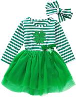 stylish st. patrick's day dress outfit with a lucky clover twist! logo