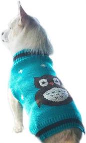 img 4 attached to 🦉 NACOCO Owl Sweater: Festive Cat and Dog Apparel for Christmas Pet Jacket