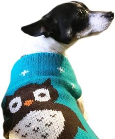 img 3 attached to 🦉 NACOCO Owl Sweater: Festive Cat and Dog Apparel for Christmas Pet Jacket