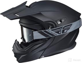 img 2 attached to ScorpionEXO Unisex-Adult Modular/Flip Up Adventure Touring Motorcycle Helmet (Matte Black, XXX-Large): Explore the EXO-AT950 Solid