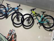img 1 attached to Vibrelli Bike Wall Mount: Horizontal Storage Rack For Hanging Bicycles In Home Or Garage - Adjustable Hooks For Mountain, Road & Hybrid Bikes review by Jamel Ochoa