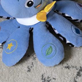 img 2 attached to Baby Einstein Octoplush Musical Octopus Stuffed Animal Plush Toy, Age 3 Month+, Blue, 11