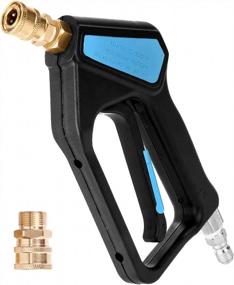 img 4 attached to Powerful & Versatile: MUTURQ Pressure Washer Gun With Swivel, 5000 PSI & 12 GPM For Efficient Cleaning!