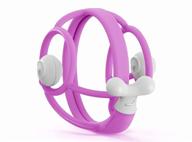 mombella squishy snail - a soothing rattle and teether for babies 5m+ in purple logo