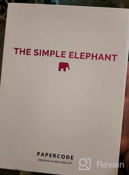 img 1 attached to Stay Organized And Productive With Papercode Daily Planner 2022-2023 - Simple Elephant, Pink review by Kelly Porter