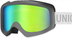 img 4 attached to Unigear Ski & Snowboard Goggles - Clear Vision, Anti-Fog & UV Protection For All Ages