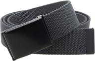 canvas flip top black buckle solid men's accessories ... belts logo