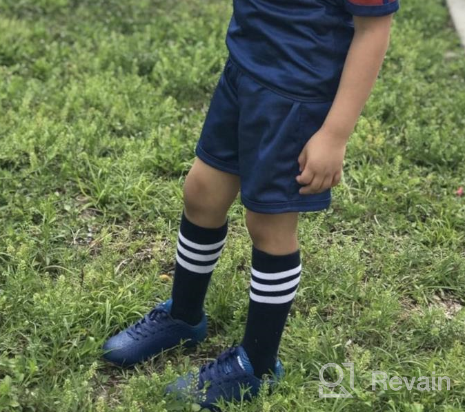 img 1 attached to Vizari Stealth Soccer Little Girls' Shoes 👟 and Athletic Footwear: Unisex Performance at Its Best review by Brandon Teitel