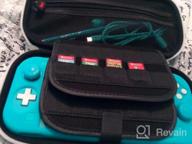 img 1 attached to Organize Your Nintendo Switch Lite On-The-Go With ButterFox Slim Carrying Case In Coral/Gray With Game & SD Card Slots! review by Prem Reyel