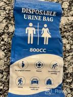 img 1 attached to Portable And Convenient: DIBBATU 800Ml Urine Bags - Perfect For Camping, Emergencies And Travel review by Srinivasan Bennett