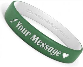 img 4 attached to Customizable Luxe Silicone Wristbands - Personalized For Motivation, Events, Gifts & More!