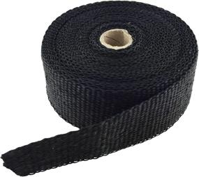 img 2 attached to 🏍️ Iztor 32.8 Ft(L) Black Fiberglass Exhaust Header Pipe Wrap Tape for Motorcycle