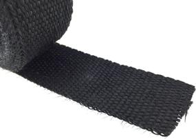 img 3 attached to 🏍️ Iztor 32.8 Ft(L) Black Fiberglass Exhaust Header Pipe Wrap Tape for Motorcycle