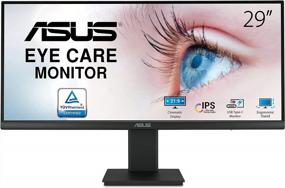 img 3 attached to Монитор ASUS VP299CL с широким экраном: 1080P, частотой обновления 75 Гц, фильтром синего света, наклоном и регулировкой высоты.