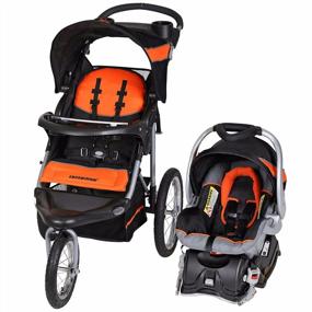 img 4 attached to Experience Ultimate Convenience And Comfort With Baby Trend Expedition Jogger Travel System In Millennium Orange!