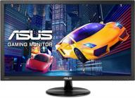 🖥️ asus vp228he 21.5 led monitor with eye care, anti-glare, built-in speakers, and hdmi logo