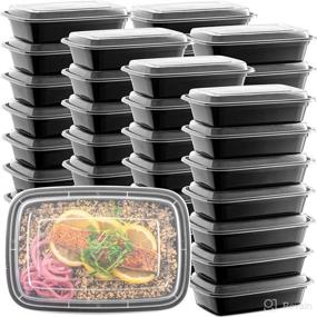 img 4 attached to Microwavable Containers Rectangular BPA Free Dishwasher Storage & Organization : Kitchen Storage & Organization