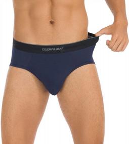 img 2 attached to 3-Pack COLORFULLEAF Mens Bamboo Rayon Underwear Briefs - Soft, Tagless & No Fly Pouch!