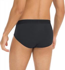 img 1 attached to 3-Pack COLORFULLEAF Mens Bamboo Rayon Underwear Briefs - Soft, Tagless & No Fly Pouch!