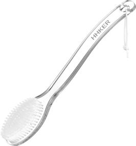 img 4 attached to BOROWN Comfortable Long Handled Exfoliation Transparent
