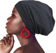 🌟 fuss-free beauty: bonnet sleeping beanie tames frizzy natural hair logo