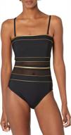 gottex onyx bandeau one piece swimsuit for women logo