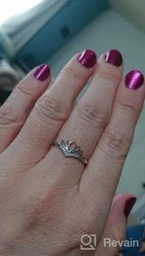 img 7 attached to Серебряное кольцо с красивым цирконом для свадьбы BORUO
