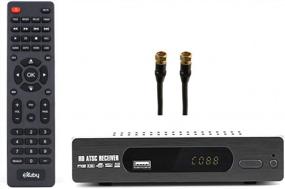 img 4 attached to EXuby Digital Converter Box For TV With RF/Coaxial And RCA Cable For Recording And Viewing Full HD Digital Channels Free (Instant Or Scheduled Recording, 1080P HDTV, HDMI Output, 7 Day Program Guide)