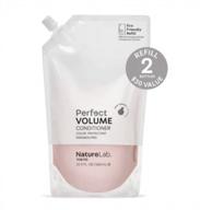 naturelab. tokyo perfect volume conditioner: eco-friendly refill pouch: lightweight hair conditioner, build lift, and body to flat, fine, or limp hair i 22.9 fl oz / 680ml logo