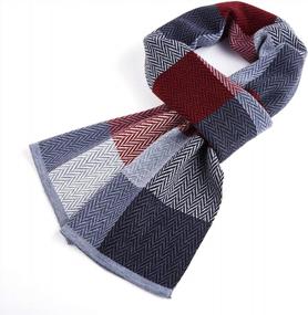 img 3 attached to Winter Cashmere Fashion Formal Scarves Men's Accessories for Scarves