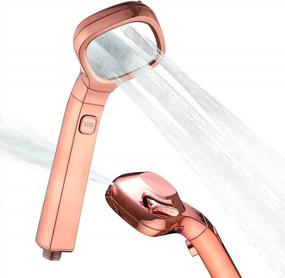 img 4 attached to Upgrade Your Shower Experience With High-Pressure Srmsvyd Shower Head And Handheld Combo