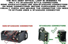 img 1 attached to 🔌 RKX MOST Fiber Optic Optical Loop Bypass Female Adapter - Radio & Audio Compatibility with Mercedes, BMW, Audi, Porsche & Volvo