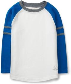 img 4 attached to Colorblock Raglan Tops, Tees & Shirts for Boys - Hope Henry Sleeve