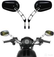 high-quality tcmt rear view mirrors for harley davidson flht flhr road king flhyuc fltrx flstc fxdb dyna fxdf flstf fltru road glide ultra - enhance your motorcycle's visibility! логотип