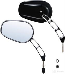 img 3 attached to High-Quality TCMT Rear View Mirrors for HARLEY DAVIDSON FLHT FLHR Road King FLHYUC FLTRX FLSTC FXDB Dyna FXDF FLSTF FLTRU Road Glide Ultra - Enhance Your Motorcycle's Visibility!