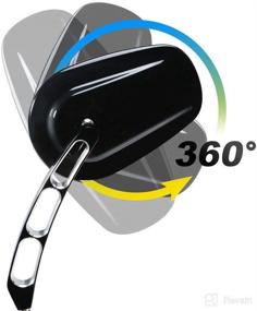 img 2 attached to High-Quality TCMT Rear View Mirrors for HARLEY DAVIDSON FLHT FLHR Road King FLHYUC FLTRX FLSTC FXDB Dyna FXDF FLSTF FLTRU Road Glide Ultra - Enhance Your Motorcycle's Visibility!