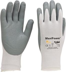 img 3 attached to 12 Pair – PIP 34-800/L MaxiFoam G-Tek Large Nitrile Foam Coated Gloves