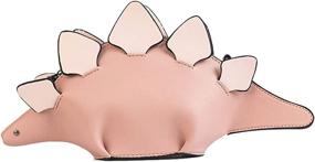 img 3 attached to MILATA Dinosaur Shape Leather Clutch Women's Handbags & Wallets : Clutches & Evening Bags