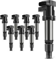 🔥 a-premium ignition coils pack for buick lucerne 2007-2011 cadillac dts srx sts xlr 4.4l 4.6l (set of 8) - premium replacement логотип