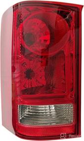 img 4 attached to 🚦 Reliable LH Tail Light Assembly for 2009-2015 Honda Pilot - HO2800174 - Includes Bulbs