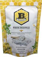 100% pure white beeswax pellets - 1 lb bag логотип