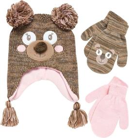 img 4 attached to 🧤 Keep your little one warm with ABG Accessories Critter Mittens: Toddler Girls' Cold Weather Essential!