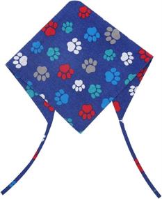 img 2 attached to KZHAREEN Bandana Reversible Triangle Accessories Dogs : Apparel & Accessories