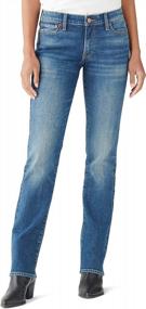 img 3 attached to Flattering And Classic: Lucky Brand Women'S Mid Rise Sweet Straight Jeans