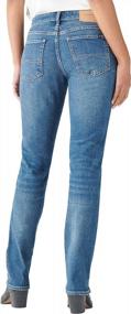 img 2 attached to Flattering And Classic: Lucky Brand Women'S Mid Rise Sweet Straight Jeans